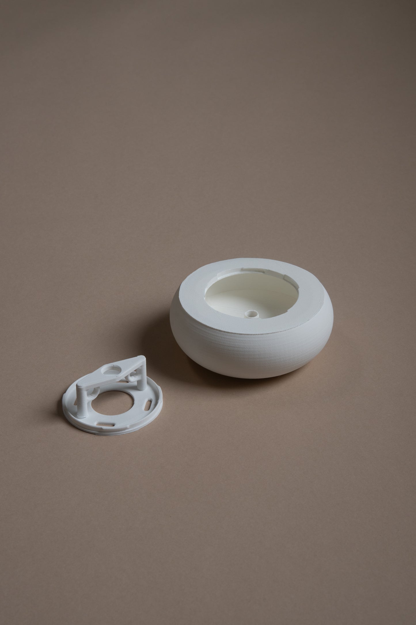 Round 1 - Lighting canopy - White