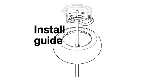 Some nice details install guide for lighting canopy ALTO, POLAR, Round 1 & Katla, easy install manual or lighting canopies